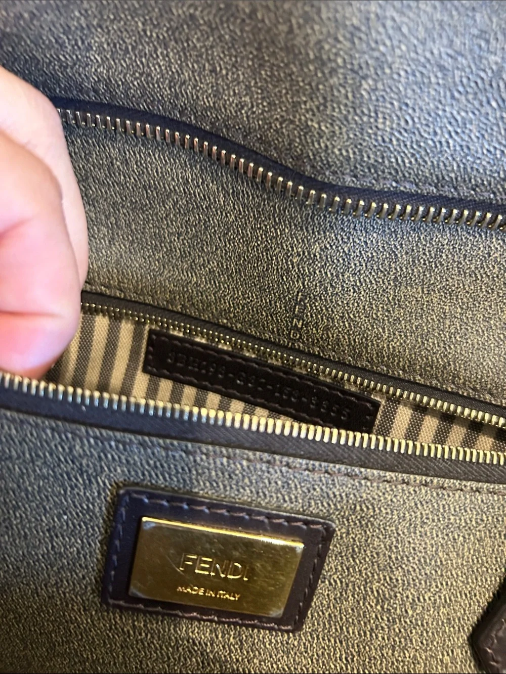 Fendi FF monogram tote bag